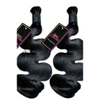 2 BUNDLES DEAL FLORISSANTE BULK BRAIDING HUMAN HAIR (#1B natural color)