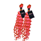 2 BUNDLES DEAL FLORISSANTE BULK BRAIDING HUMAN HAIR(custom colored)