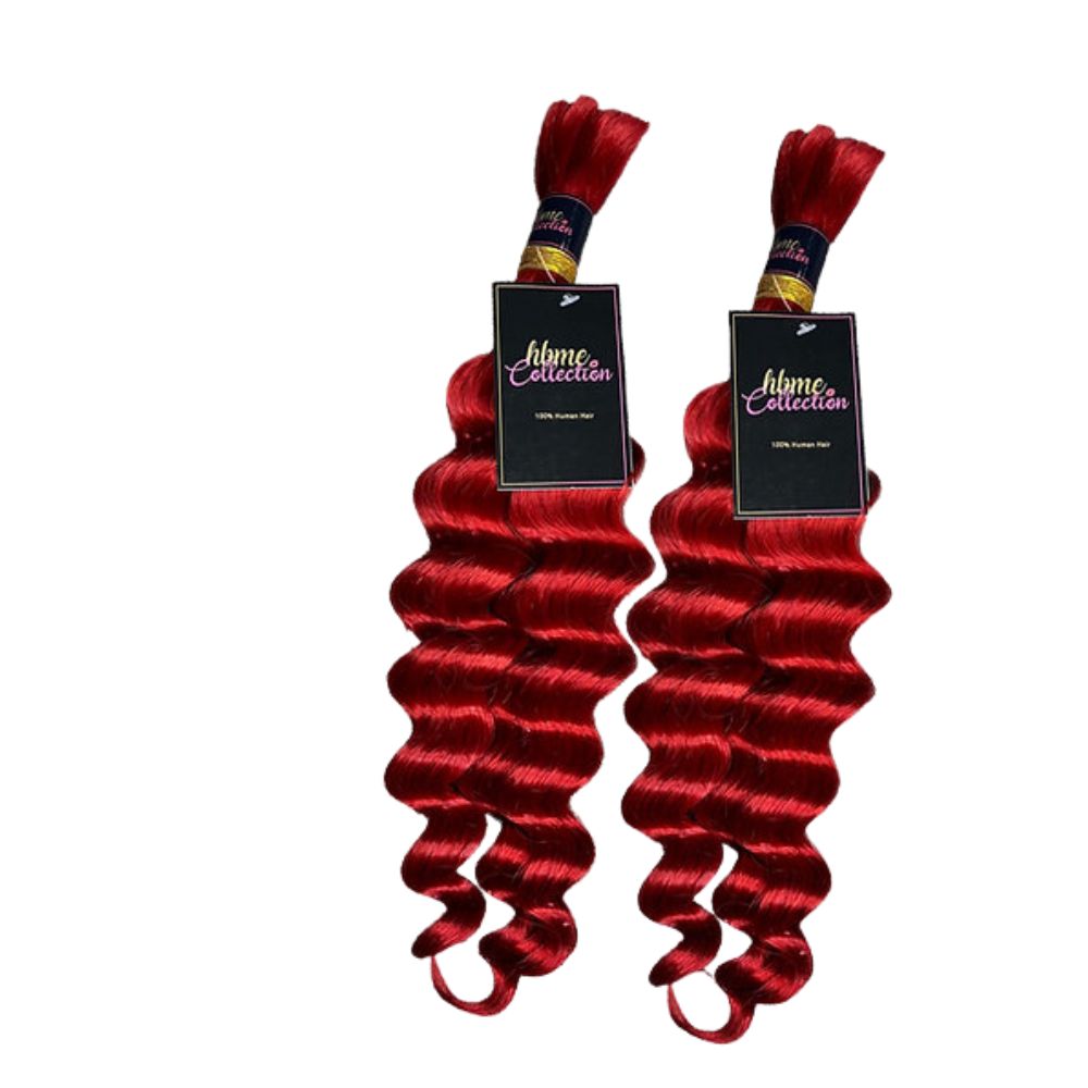 2 BUNDLES DEAL FLORISSANTE BULK BRAIDING HUMAN HAIR(custom colored)