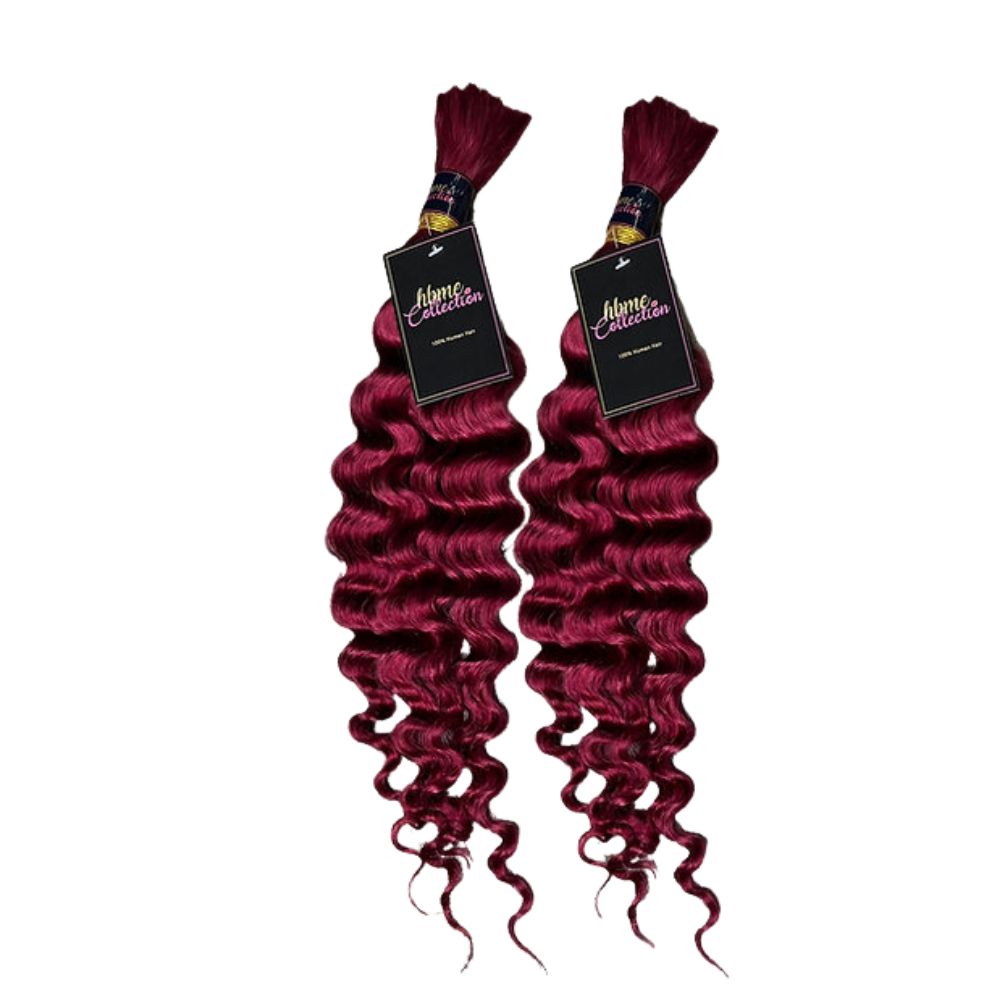 2 BUNDLES DEAL FLORISSANTE BULK BRAIDING HUMAN HAIR(custom colored)
