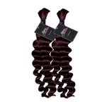 2 BUNDLES DEAL FLORISSANTE BULK BRAIDING HUMAN HAIR(custom colored)