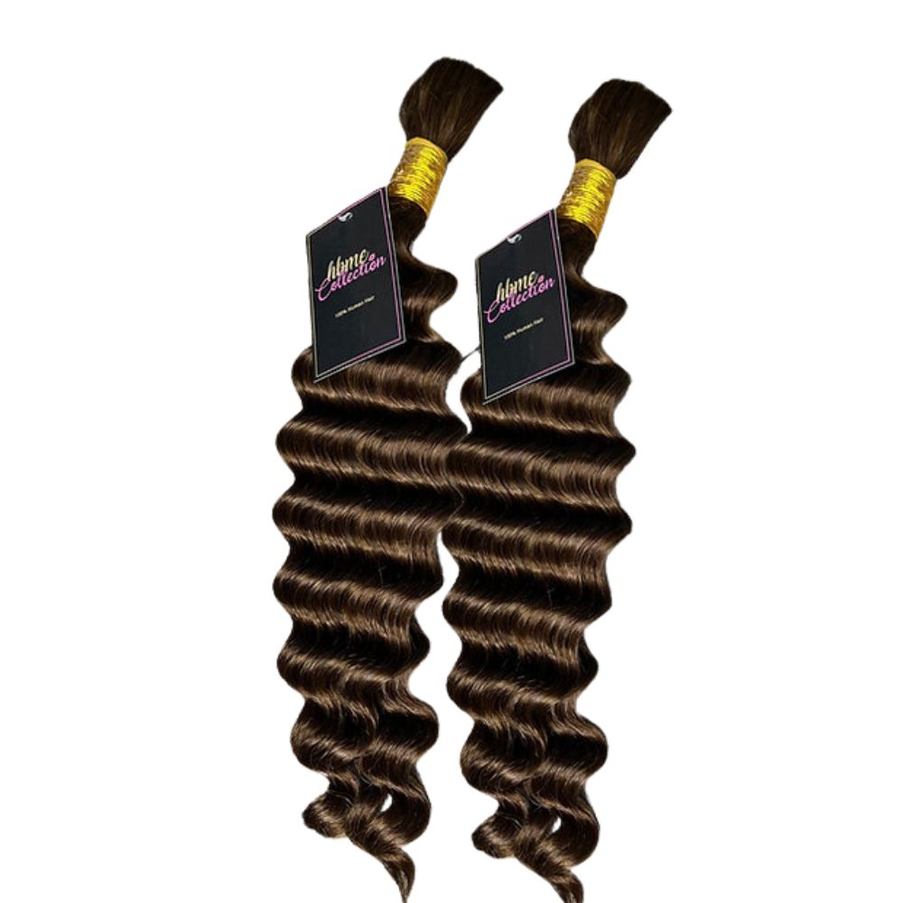 2 BUNDLES DEAL FLORISSANTE BULK BRAIDING HUMAN HAIR(custom colored)