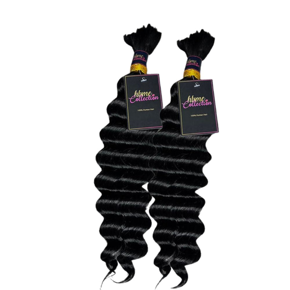 2 BUNDLES DEAL FLORISSANTE BULK BRAIDING HUMAN HAIR(custom colored)