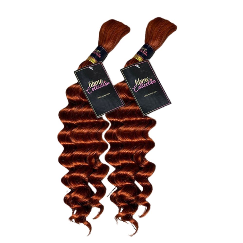 2 BUNDLES DEAL FLORISSANTE BULK BRAIDING HUMAN HAIR(custom colored)