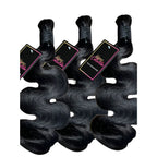 3 BUNDLES DEAL FLORISSANTE BULK BRAIDING HUMAN HAIR (#1B natural color)
