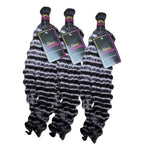 3 BUNDLES DEAL FLORISSANTE BULK BRAIDING HUMAN HAIR(custom colored)