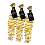 3 BUNDLES DEAL FLORISSANTE BULK BRAIDING HUMAN HAIR(custom colored)
