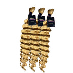 3 BUNDLES DEAL FLORISSANTE BULK BRAIDING HUMAN HAIR(custom colored)