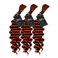 3 BUNDLES DEAL FLORISSANTE BULK BRAIDING HUMAN HAIR(custom colored)