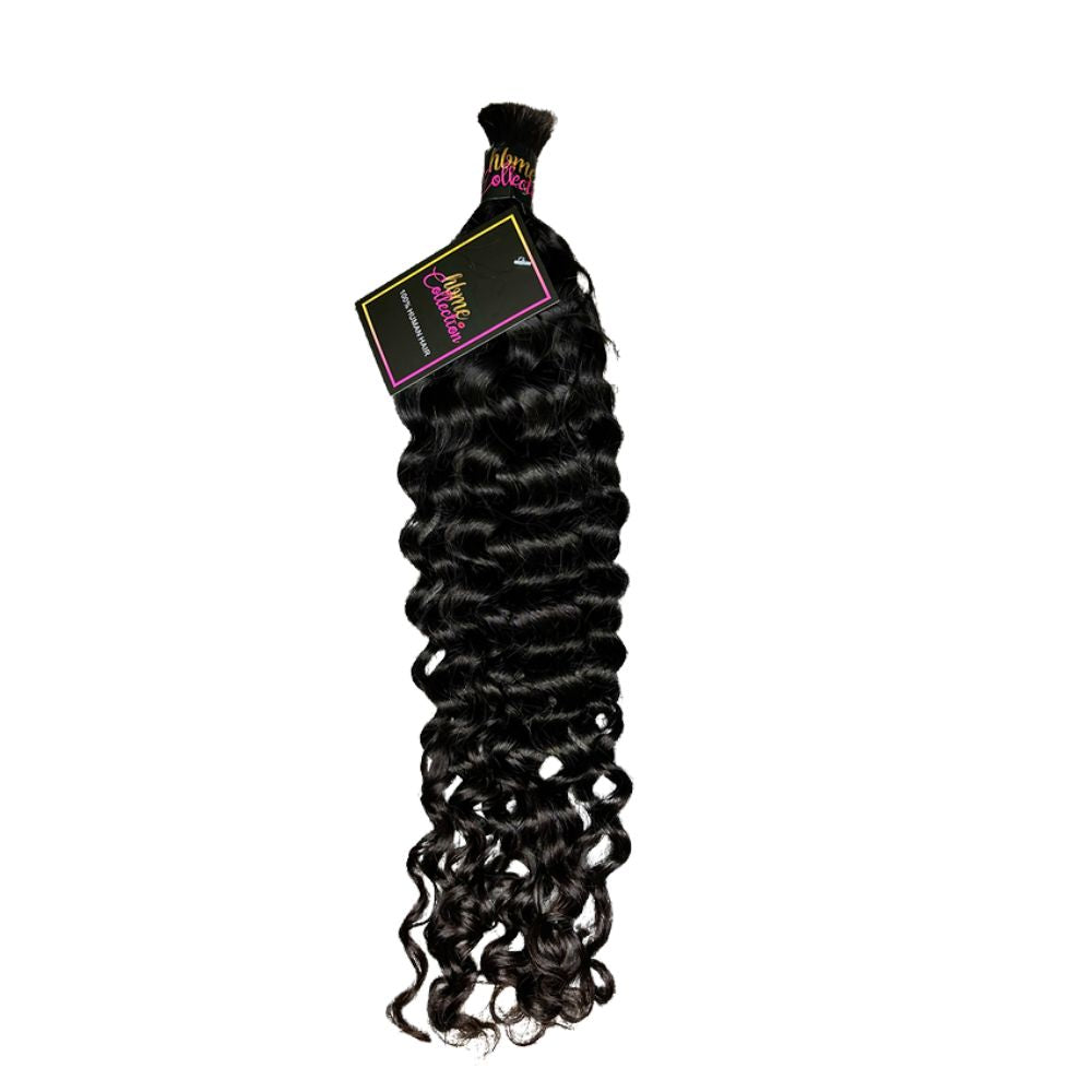 FLORISSANTE BULK BRAIDING HUMAN HAIR (#1B natural color)