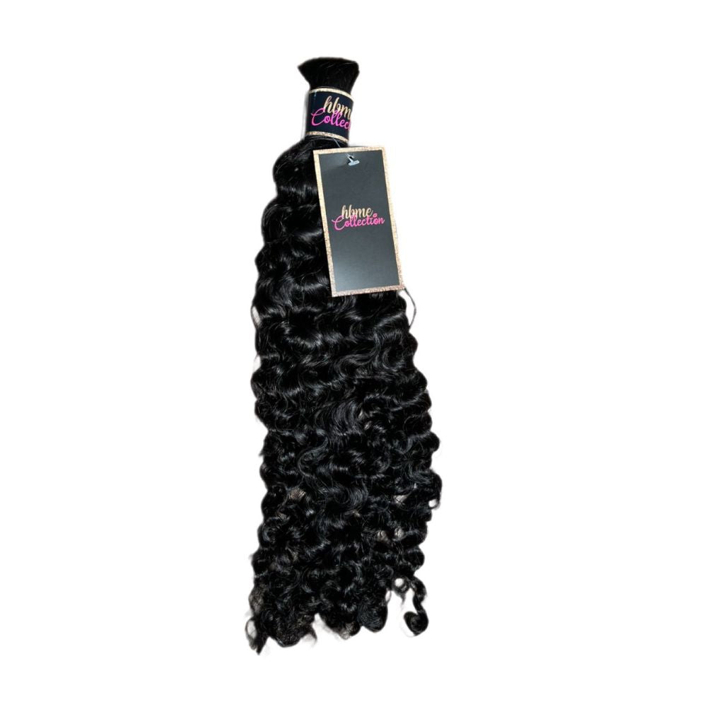 FLORISSANTE BULK BRAIDING HUMAN HAIR (#1B natural color)