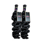 2 BUNDLES DEAL FLORISSANTE BULK BRAIDING HUMAN HAIR (#1B natural color)